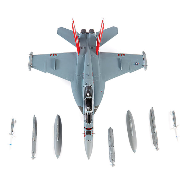 JC Wings US Navy EA-18G Growler VAQ-132 Scorpions, 2021 1/72 Scale Deicast Model Plane