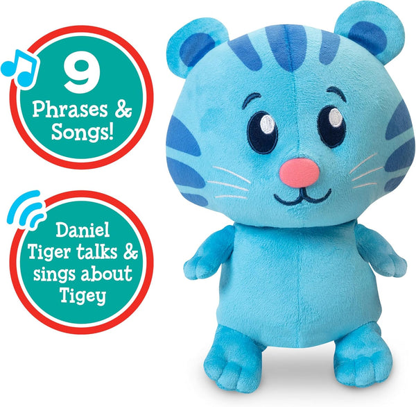 Daniel Tiger's Neighborhood Tigey Plush with Sound, 10.5 Inches Tall!