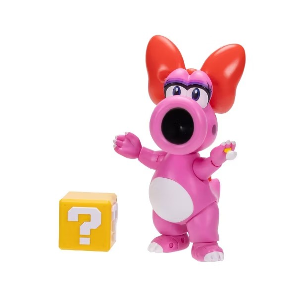 Nintendo Super Mario 4'' Birdo with Question Mark Box Action Figure
