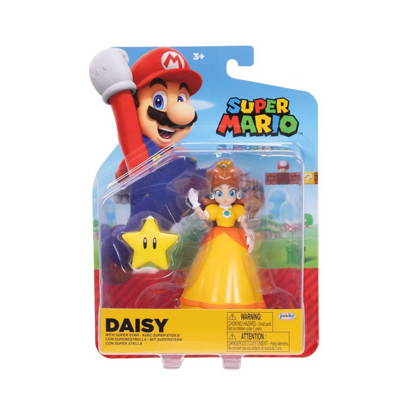 Nintendo Super Mario 4'' Daisy with Super Star Action Figure