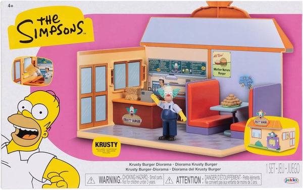 The Simpsons Krusty Burger Diorama Playset by Jakks Pacific