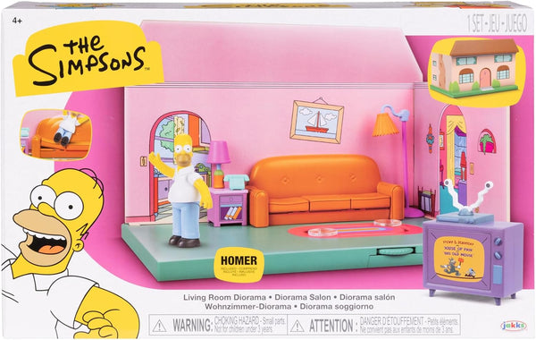 The Simpsons Living Room Diorama by Jakks Pacific