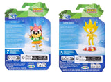 Sonic 35th Anniversary 2.5" Digital Amy and 2.5" Super Sonic Figures