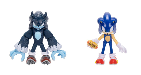 Sonic 35th Anniversary 2.5" Werehog and 2.5" Chili Dog Sonic Figures