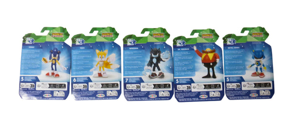 Sonic 35th Ann 2.5-Inch WAVE 24 Set of 5 (Sonic, Metal, Werehog, Eggman, Tails)