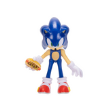 Sonic 35th Anniversary 2.5" Modern Sonic with Chili Dog with 5 Points of Articulation