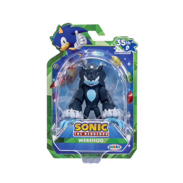 Sonic 35th Anniversary 2.5" Werehog Figure with 7 Points of Articulation