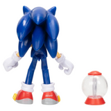 Sonic with Invincible Item Box 4 Inch Action Figure with 11 Points of Articulation