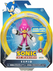 Espio with Checkpoint 4 Inch Action Figure with 12 Points of Articulation