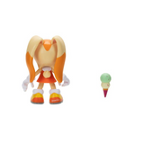Sonic 35th Anniversary Cream with Ice Cream 4 Inch Action Figure with 11 Points of Articulation