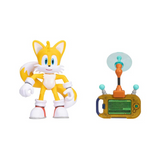 Sonic 35th Anniversary Tails with Miles Electric 4 Inch Action Figure with 12 Points of Articulation