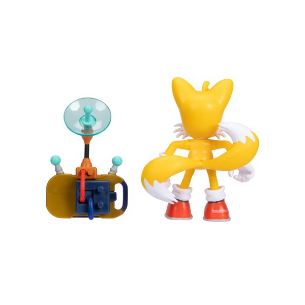 Sonic 35th Anniversary Tails with Miles Electric 4 Inch Action Figure with 12 Points of Articulation