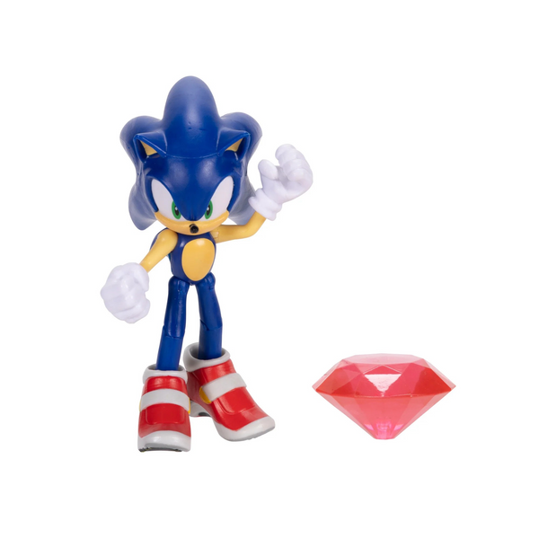 Sonic 35th Ann 4" Figures Jakk's Wave 26 Set of 4 (Fang, Kunckles Sonic, and Wave Swallow)