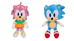 Amy and Sonic the Hedgehog 35th Anniversary Plush Set of 2