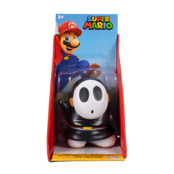 Super Mario 2.5'' Checklane Figures: Black Shy Guy Action Figure
