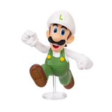 Super Mario 2.5'' Checklane Figures Fire Luigi Running Figure