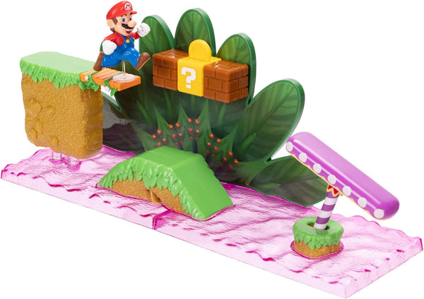 Jakks Pacific 2.5 Inch Super Mario Soda Jungle Playset