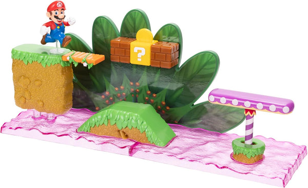 Jakks Pacific 2.5 Inch Super Mario Soda Jungle Playset