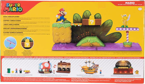 Jakks Pacific 2.5 Inch Super Mario Soda Jungle Playset