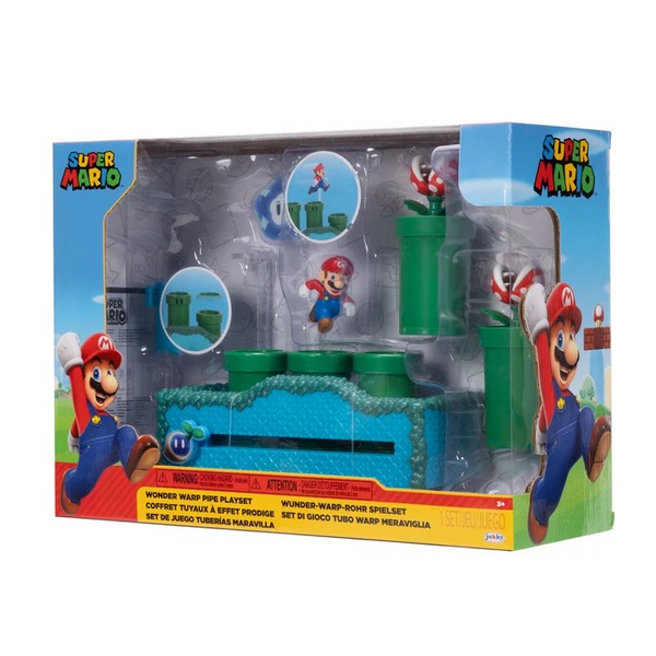 Jakks Pacific 2.5in Super Mario Warp Pipe Playset