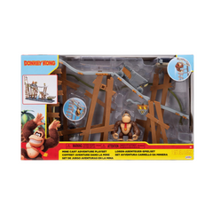 Jakks Pacific 2.5in Donkey Kong Mine Cart Adventure Playset