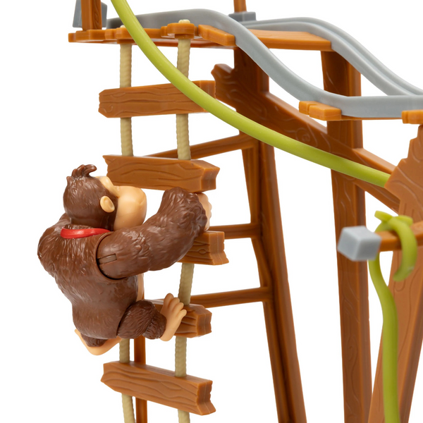 Jakks Pacific 2.5in Donkey Kong Mine Cart Adventure Playset