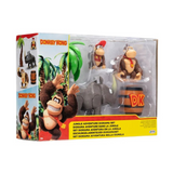 Jakks Pacific 2.5 Inch Donkey Kong Jungle Adventure Diorama Set (new Rambi figure)