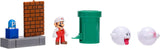 Jakks Pacific 2.5 Inch Super Mario Spinning Spirit House Diorama Set (3 Figures, 2 Accessories)