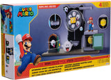 Jakks Pacific 2.5 Inch Super Mario Spinning Spirit House Playset(2 Figures, 4 Interactive Features)