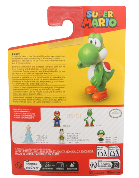 Jakks Pacific Yoshi 2.5'' Action Figure in Blister Packaging
