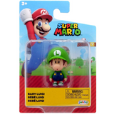 Jakks Pacific Baby Luigi 2.5'' Action Figure in Blister Packaging