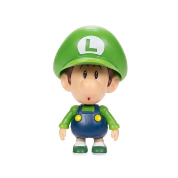 Jakks Pacific Baby Luigi 2.5'' Action Figure in Blister Packaging