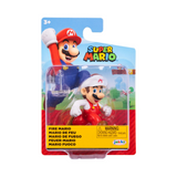 Jakks Pacific Fire Mario 2.5'' Action Figure in Blister Packaging
