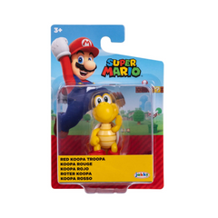 Jakks Pacific Red Koopa Troopa 2.5'' Action Figure in Blister Packaging