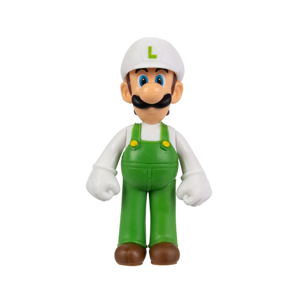 Jakks Pacific Fire Luigi 2.5'' Action Figure in Blister Packaging