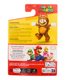 Jakks Pacific Tanooki Mario 2.5'' Action Figure in Blister Packaging