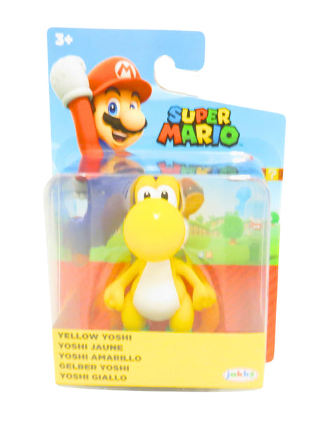 Jakks Pacific Yellow Yoshi 2.5'' Action Figure in Blister Packaging