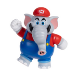Jakks Pacific Elephant Mario 2.5'' Action Figure in Blister Packaging