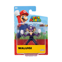 Jakks Pacific Waluigi 2.5'' Action Figure in Blister Packaging