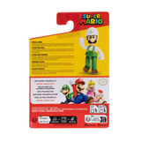 Jakks Pacific Fire Luigi with articulate legs 2.5'' Action Figure in Blister Packaging