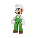 Jakks Pacific Fire Luigi with articulate legs 2.5'' Action Figure in Blister Packaging