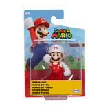 Jakks Pacific Fire Mario STANDING 2.5'' Action Figure in Blister Packaging