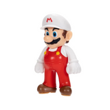 Jakks Pacific Fire Mario STANDING 2.5'' Action Figure in Blister Packaging