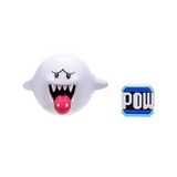 Nintendo Super Mario 4'' Boo with POW Block Action Figure