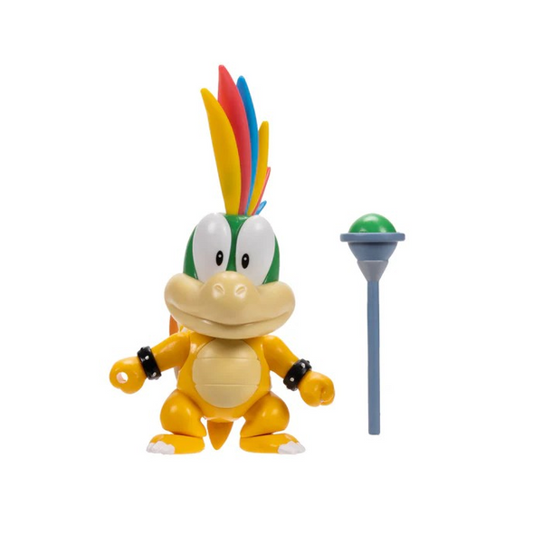 Nintendo Super Mario 4'' Lemmy with Magic Wand Action Figure