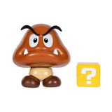 Nintendo Super Mario 4'' Goomba with Question Mark Box Action Figure