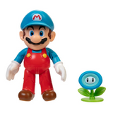 Jakk's Super Mario 4'' Action Figure Wave 49 Set of 5 ( Nabbit, Iggy, Goomba, Ice Mario and Cat Luigi)