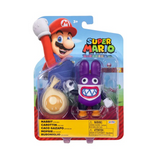 Jakk's Super Mario 4'' Action Figure Wave 49 Set of 5 ( Nabbit, Iggy, Goomba, Ice Mario and Cat Luigi)