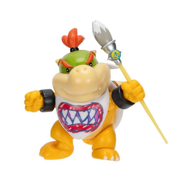 Nintendo Super Mario 4'' Bowser Jr. with Paint Brush Action Figure