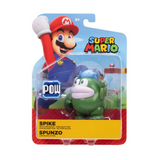 Nintendo Super Mario 4'' Spike with POW Block Action Figure